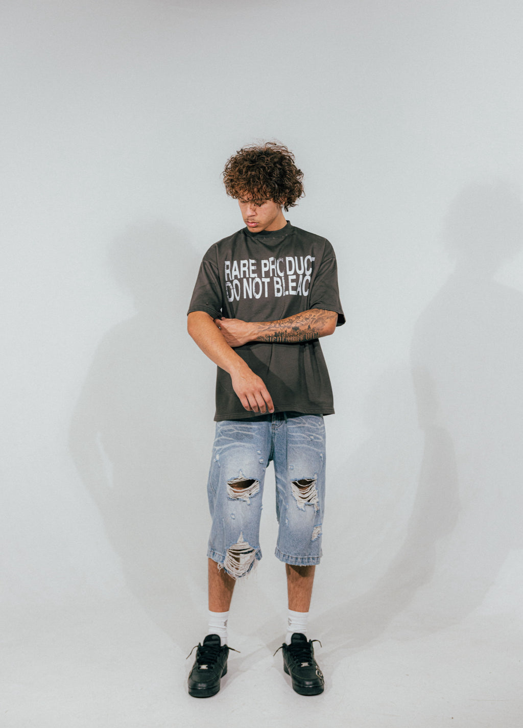 GREY RARE PRODUCT T-SHIRT